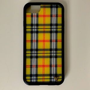 WILDFLOWER Yellow Plaid iPhone 6, 7, 8 or SE